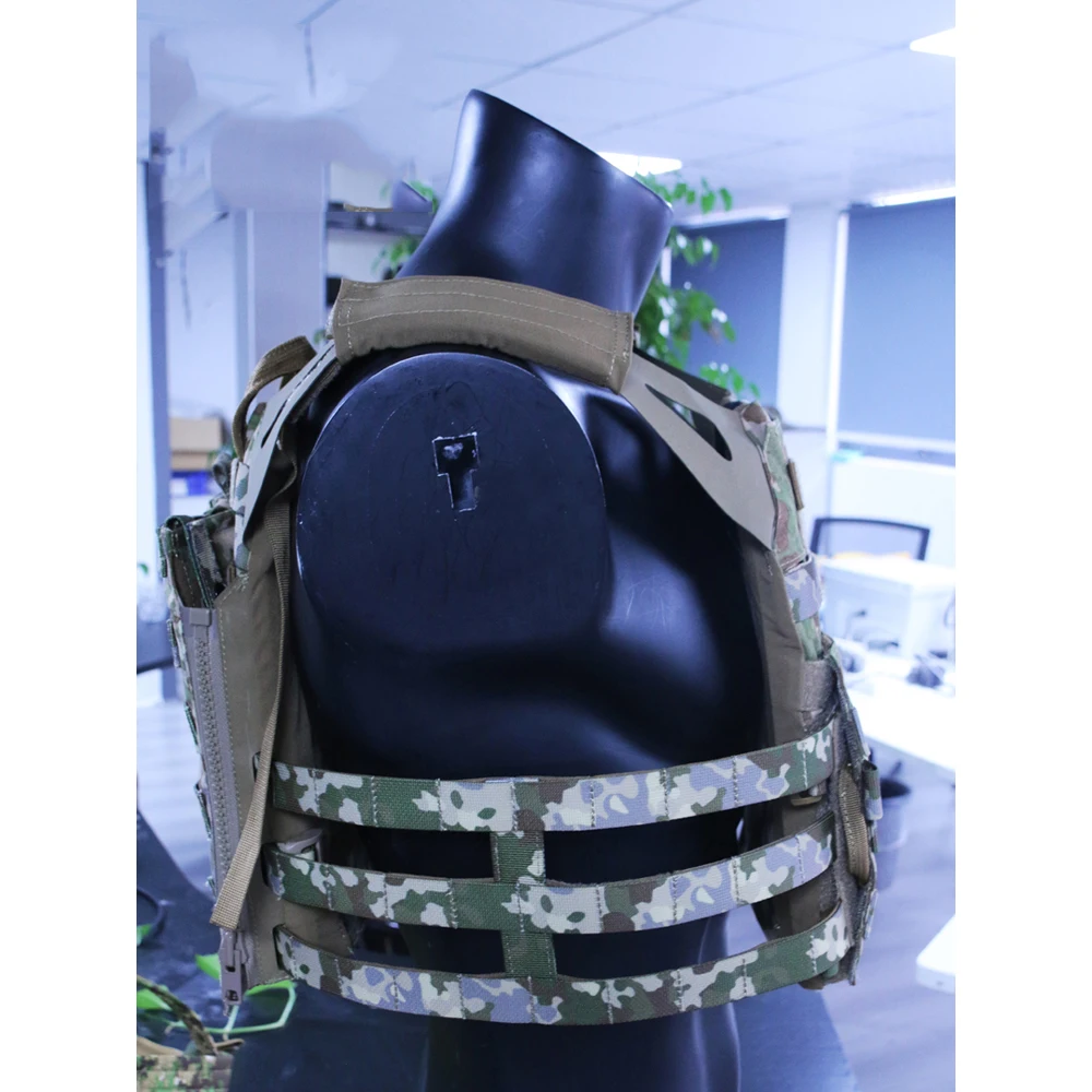 Chaleco táctico táctico de camuflaje Flecktarn mejorado JPC2.0 para exteriores, equipo de protección extraíble - imagen 4
