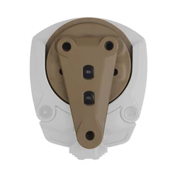 Adaptador funda táctica CS giratorio 360° para caza de montaje MOLLE modular