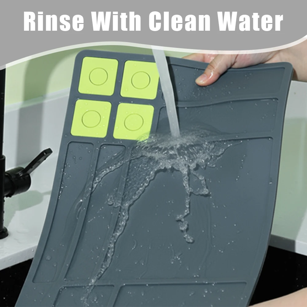 Pistola táctica, Rifle, estera de brillo, almohadilla de reparación de mantenimiento de pistola con piezas organizadoras magnéticas, banco de trabajo de protección de pistola antideslizante - imagen 3