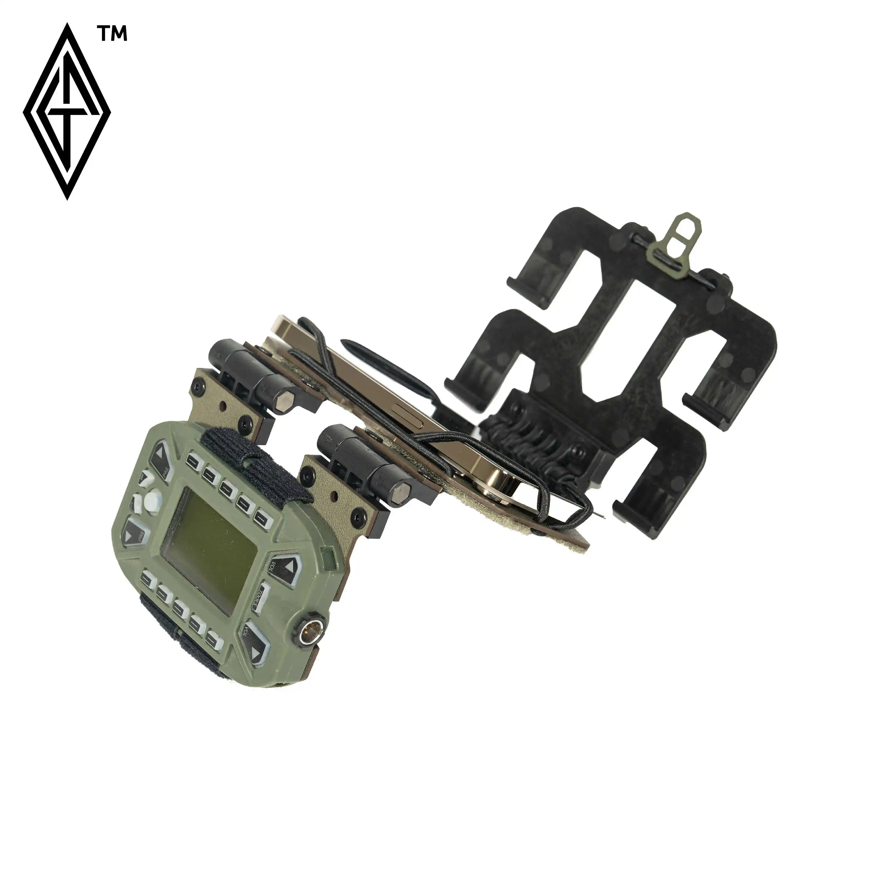 Chaleco táctico, accesorio para el pecho, tablero de navegación plegable para teléfono móvil, walkie-talkie de mano KDU - imagen 4