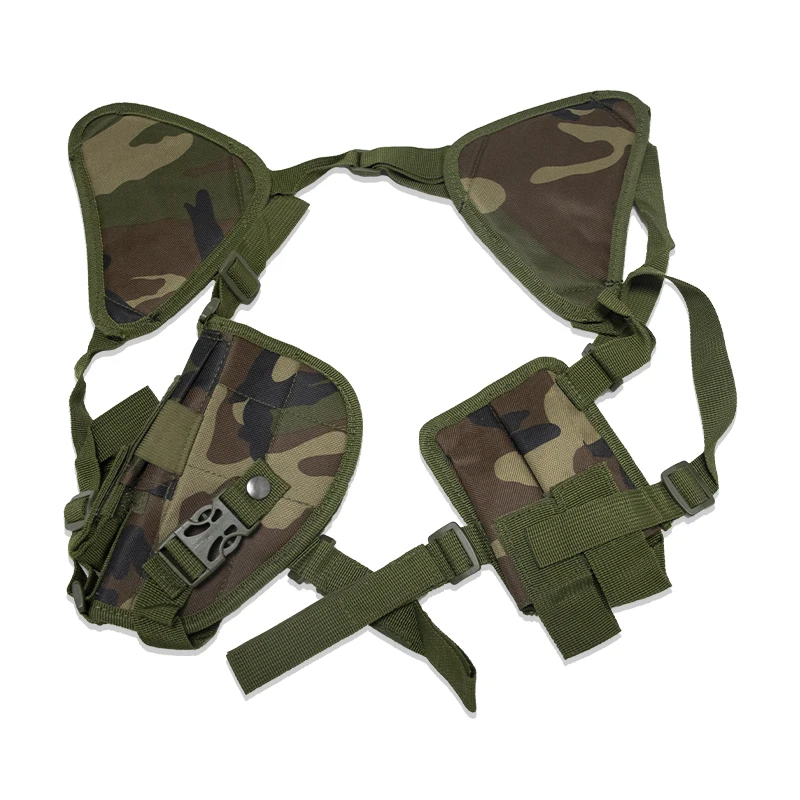 Funda táctica Universal para pistola de nailon, funda de hombro oculta para mano derecha, caza, Airsoft - imagen 5