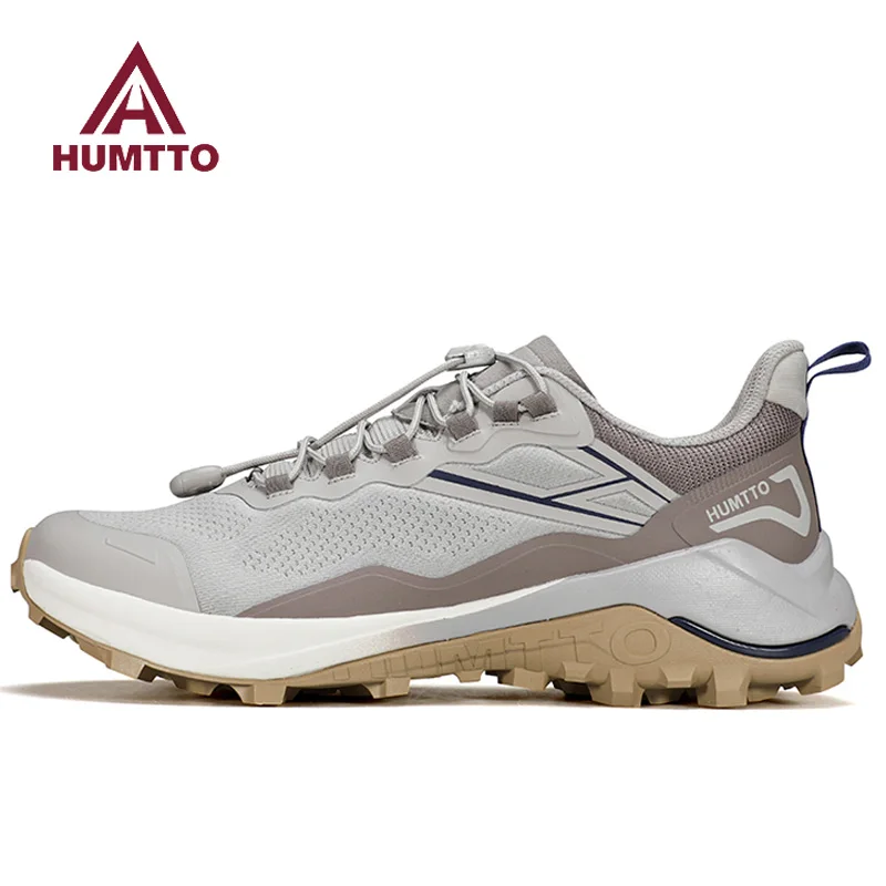Zapatos de senderismo HUMTTO para hombre, botas de caza para acampar y escalar al aire libre, zapatillas de Trekking de montaña, zapatillas para correr a campo traviesa - imagen 2