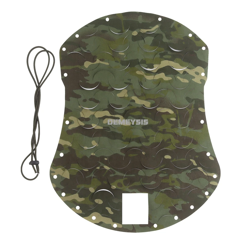Cubierta de camuflaje para casco táctico, cascos CS ligeros con corte láser, tela 3D para caza y tiro, cubierta para cascos de camuflaje Airsoft - imagen 2
