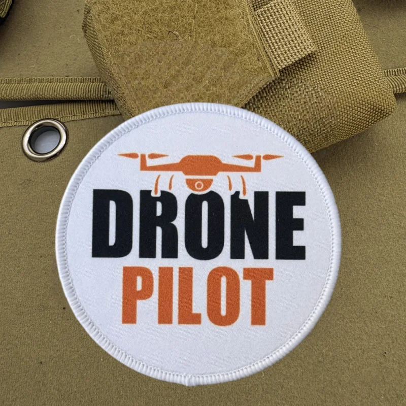Parche DRONE PILOT – Insignia de moral con velcro para chaleco táctico - imagen 4