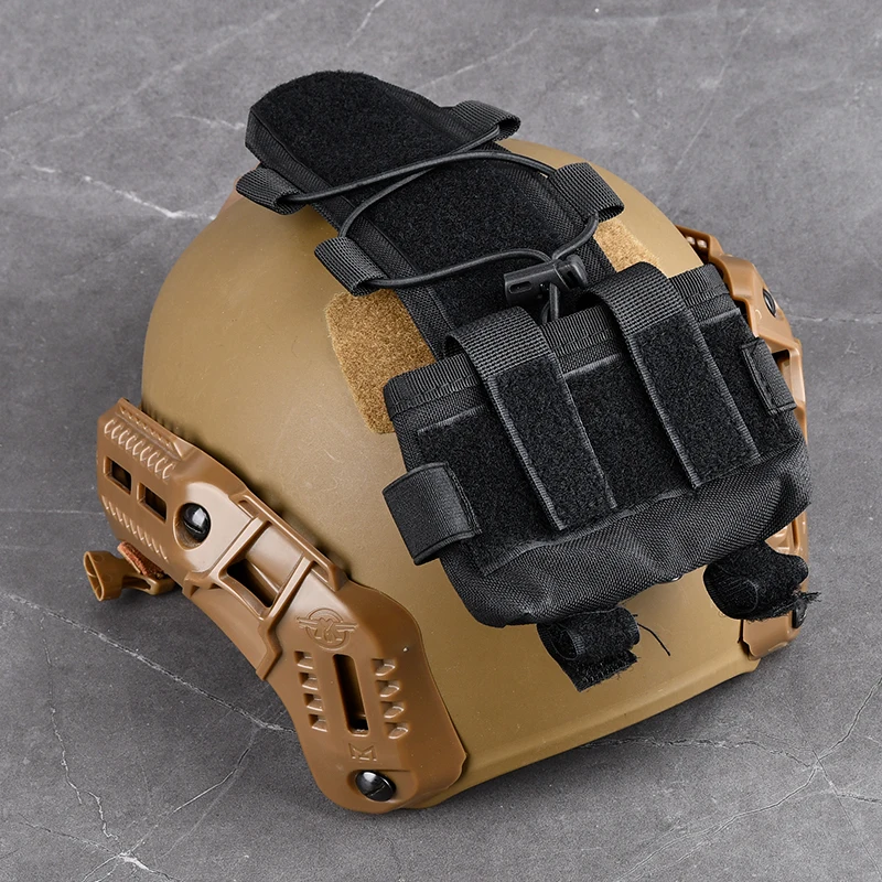 Funda para batería MK2, bolsa para batería de casco, cubierta de tela de camuflaje, reflejo de luz CS, juego de guerra, fundas para casco táctico deportivo rápido - imagen 4