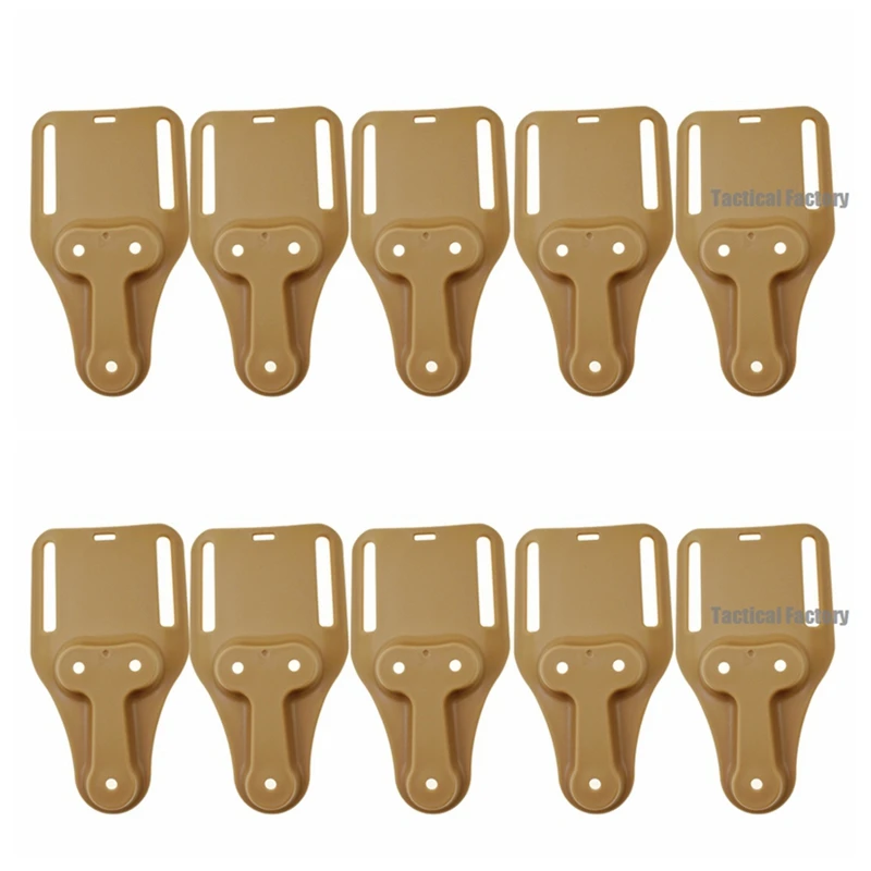 10 Uds. Funda táctica para pistola de paleta, cinturón con bucle de paleta, adaptador de plataforma para pistola GL 1911 P226, plataforma para cinturón - imagen 5