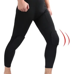 Mallas compresión 3/4 con rodilleras acolchadas – Deportivo Unisex
