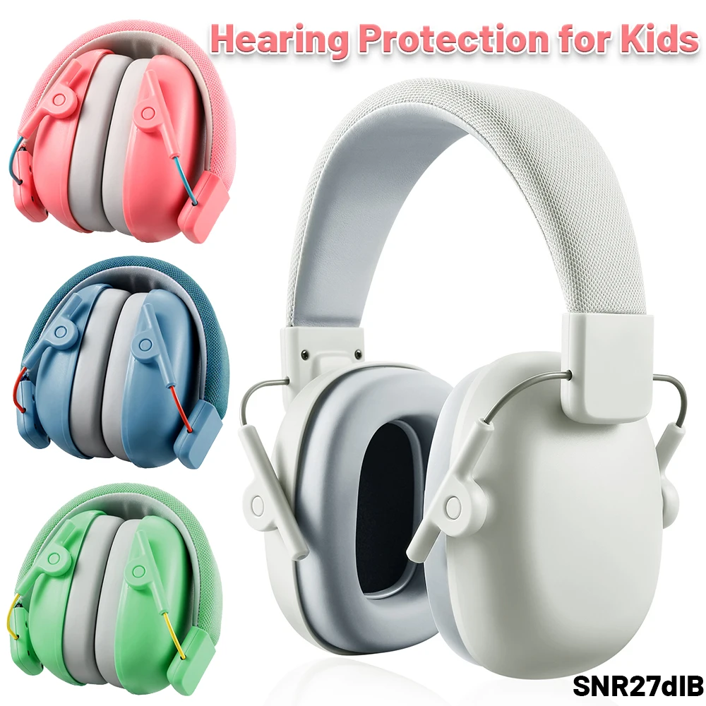 Orejeras de protección auditiva para niños, protectores auditivos para bebés, orejeras con reducción de ruido para autismo, niños pequeños, lectura y dormir