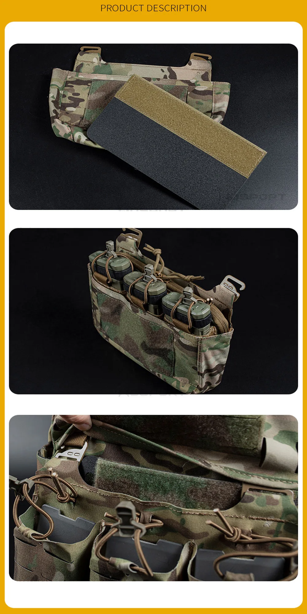 Chaleco revistas - Sistema de compatibilidad