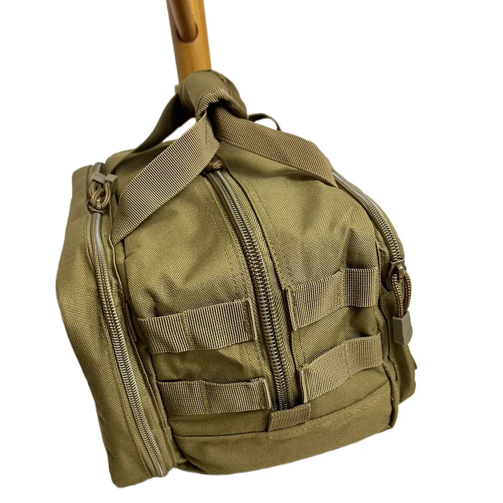 Bolsa de almacenamiento táctica retro, bolso de viaje de gran capacidad, maletín portátil - imagen 4