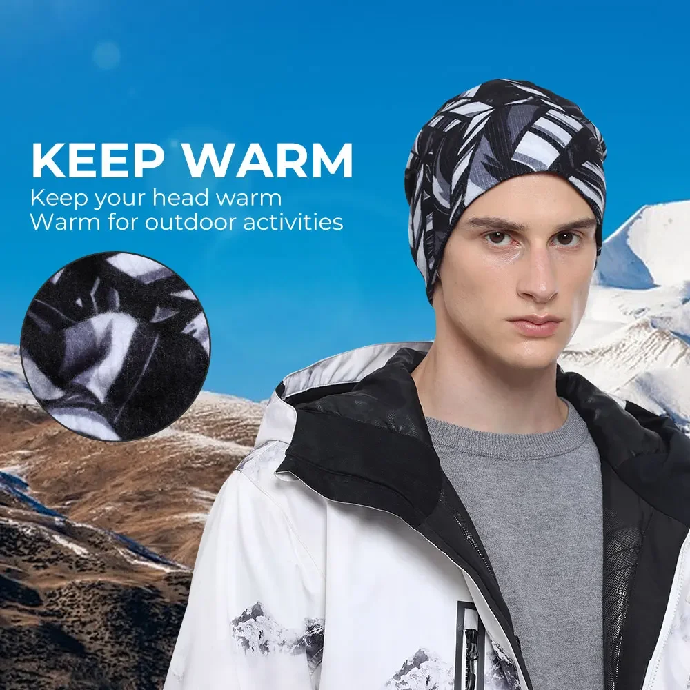 Gorro de punto cálido para hombre y mujer, gorro térmico suave a prueba de viento, cubierta para la oreja, deportes, ciclismo, correr, Hip-hop, moda urbana, Otoño e Invierno - imagen 4