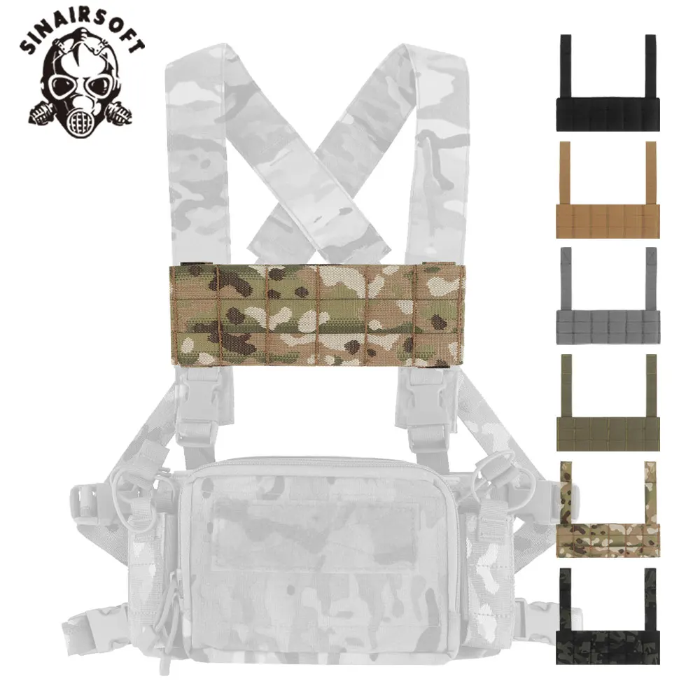Dispositivo de usuario de extremo táctico, arnés de aparejo de pecho, puente MOLLE EUD, portador de placa extensible D3CRM D3CRX, accesorios de chaleco de caza