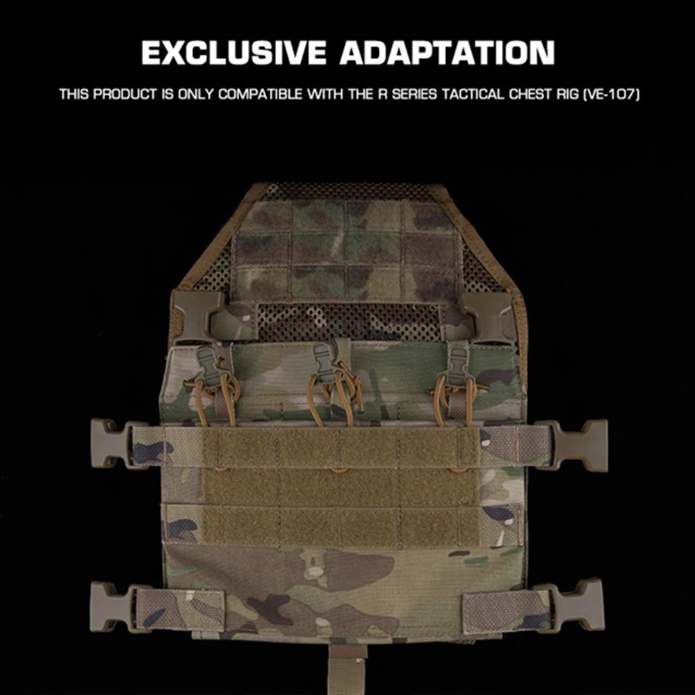 Cubierta de placa a prueba de balas táctica R, armadura de pecho ligera, equipo de entrenamiento al aire libre, chaleco de caza, cubierta de placa protectora - imagen 3