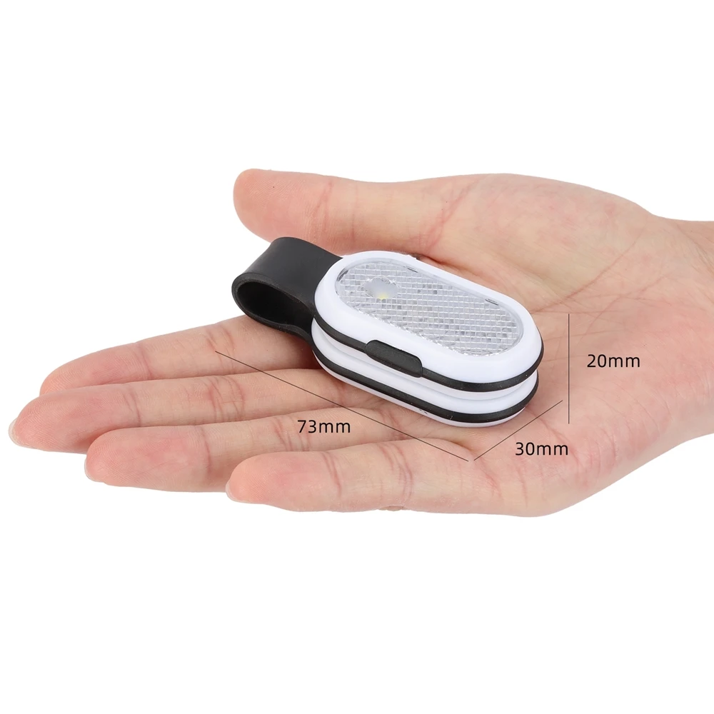 Luz de emergencia con Clip magnético para correr de noche, mochila de seguridad para deportes, caminata, Camping, trabajo de enfermera, lámpara de advertencia con flash rojo - imagen 3