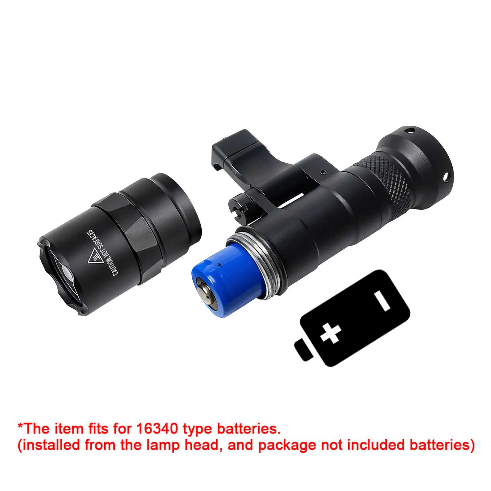 SOTAC M340V Linterna táctica estroboscópica LED blanca Picatinny - imagen 4
