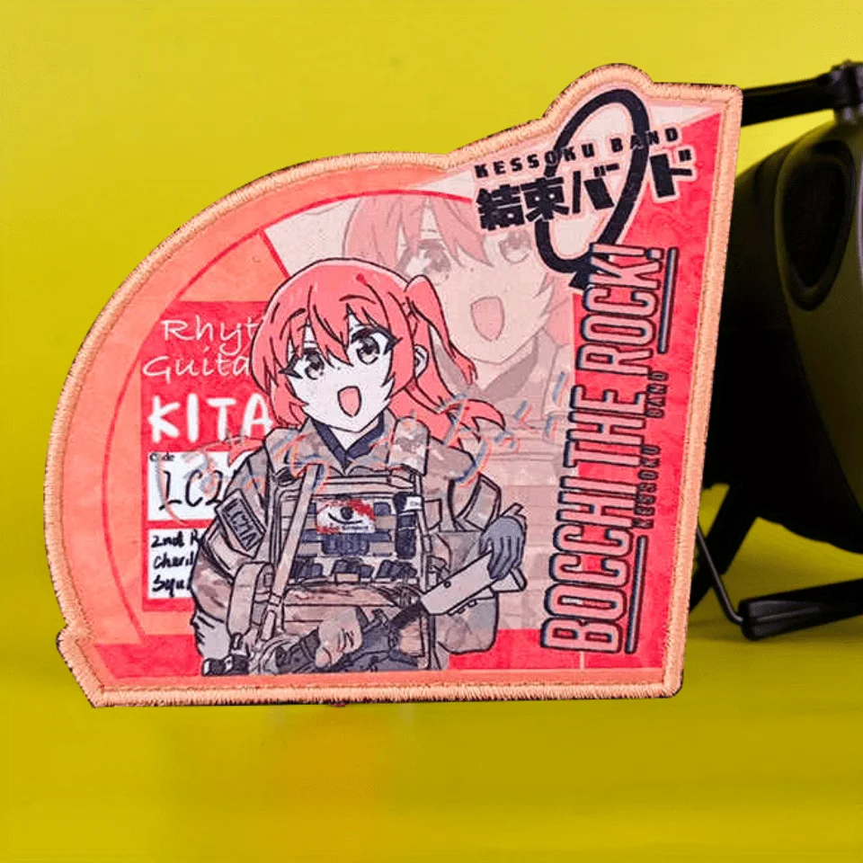 Parche táctico de roca solitaria, insignia de moral militar, brazalete, parches de gancho y bucle impresos de pequeña soledad, pegatinas para ropa y mochila - imagen 4