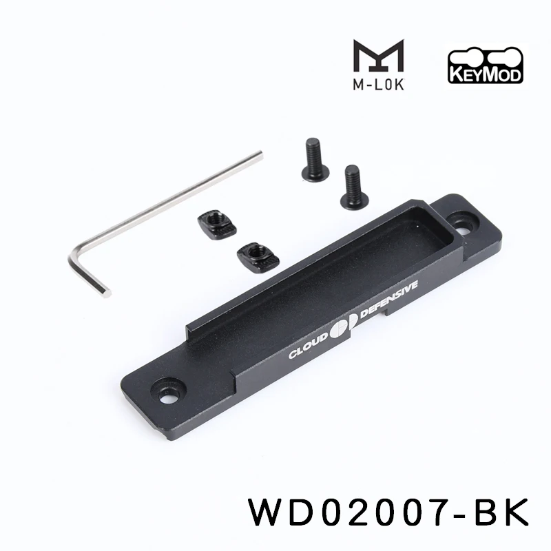 Ranura de montaje de interruptor remoto táctico, M-LOK, Keymod, riel CNC, Panel de bolsillo SF M300 M600, almohadilla de presión de linterna, accesorios de interruptor - imagen 2