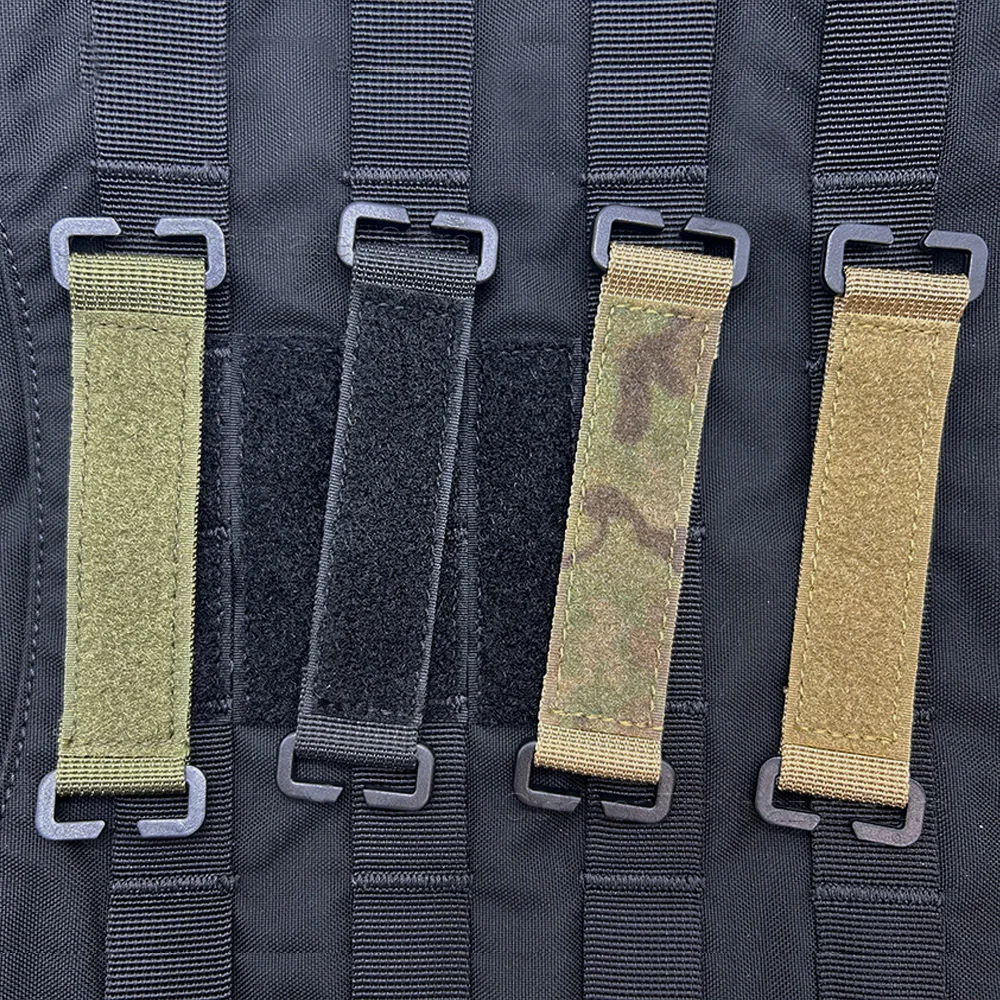 Panel de bucle de parche de identificación de nailon táctico, convertidor de gancho y bucle Molle, Panel adaptador de cinta, parche DIY para mochila de caza, chaleco táctico - imagen 2