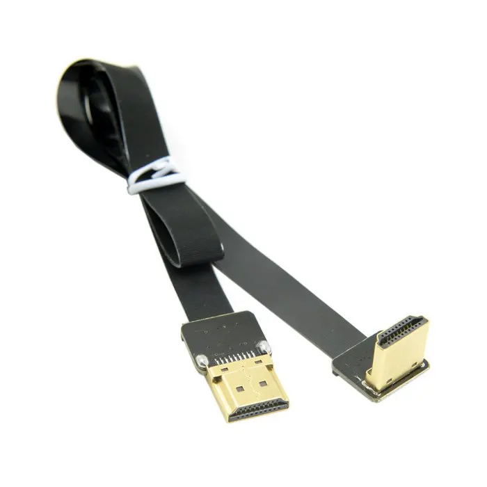 Cable adaptador de HDTV CY, Cable de cámara FPV tipo A macho A HDTV macho, Cable plano HDTV para antena - imagen 2