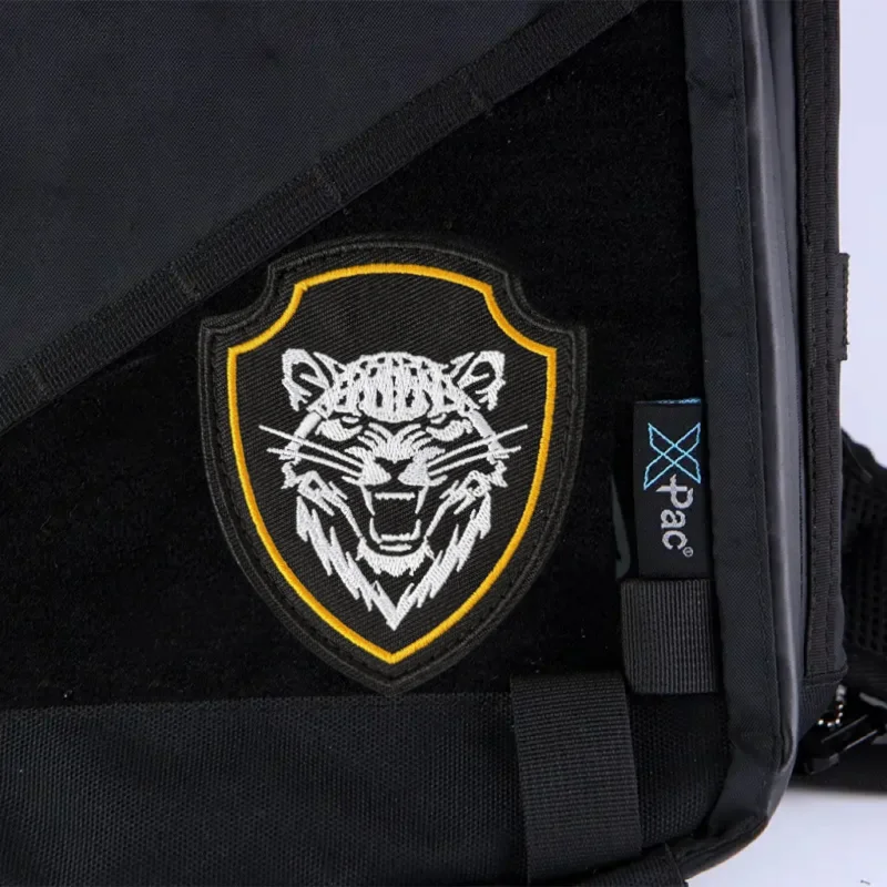 Parche de leopardo bordado, insignia de moral táctica, brazalete con gancho y bucle, mochila, ropa, accesorios decorativos, pegatinas - imagen 5