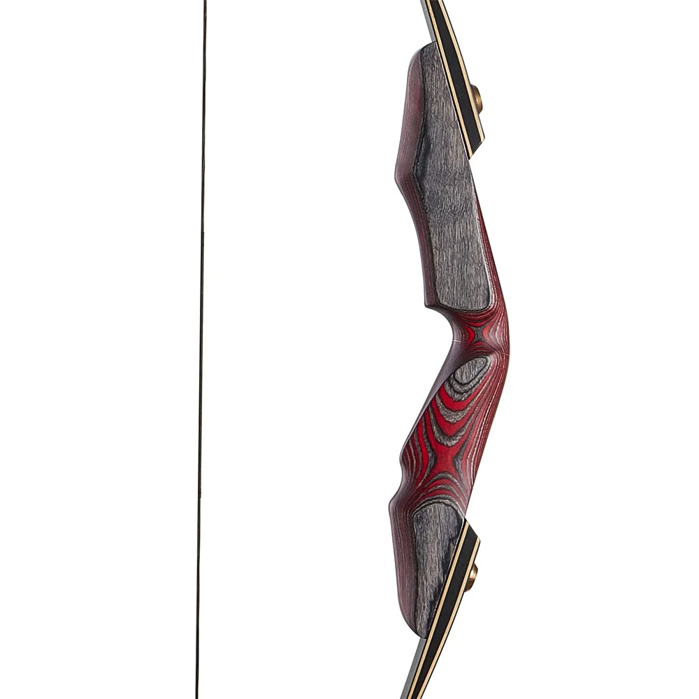 Arco recurvo de tiro con arco para práctica de tiro con arco de caza profesional, 59 pulgadas, 28-55 libras - imagen 5