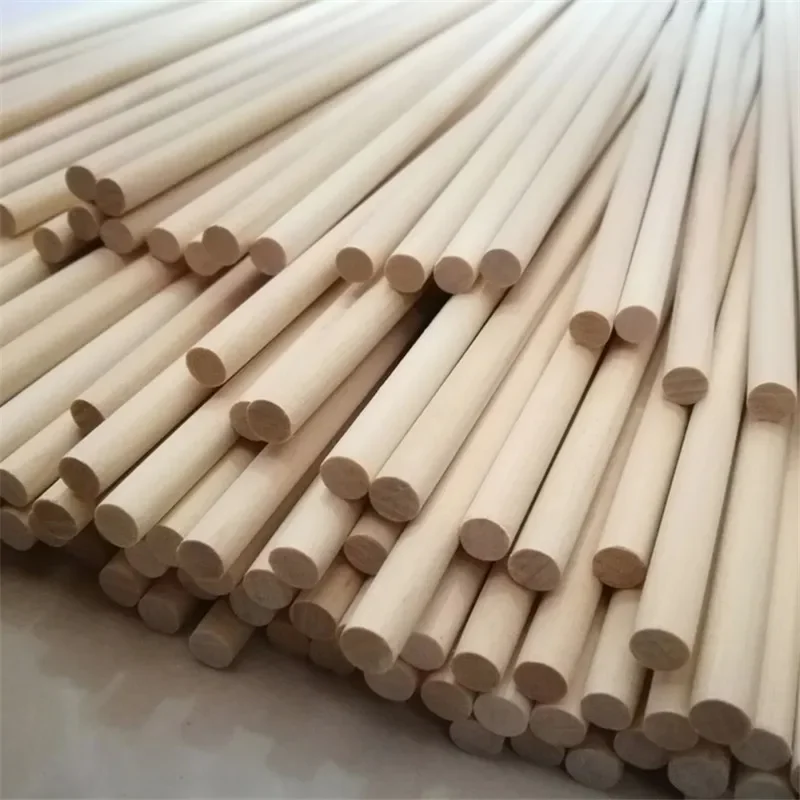 20 piezas eje de flecha de madera OD 8mm herramienta de bricolaje madera hecha a mano alta calidad tiro al aire libre práctica caza - imagen 2