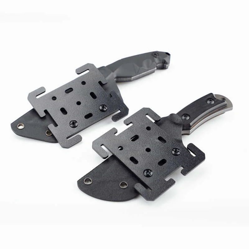 Placa adaptadora MOLLE K-Sheath, soporte para mochila táctica para funda de cuchillo EDC y organización de herramientas, 1 Uds. - imagen 5