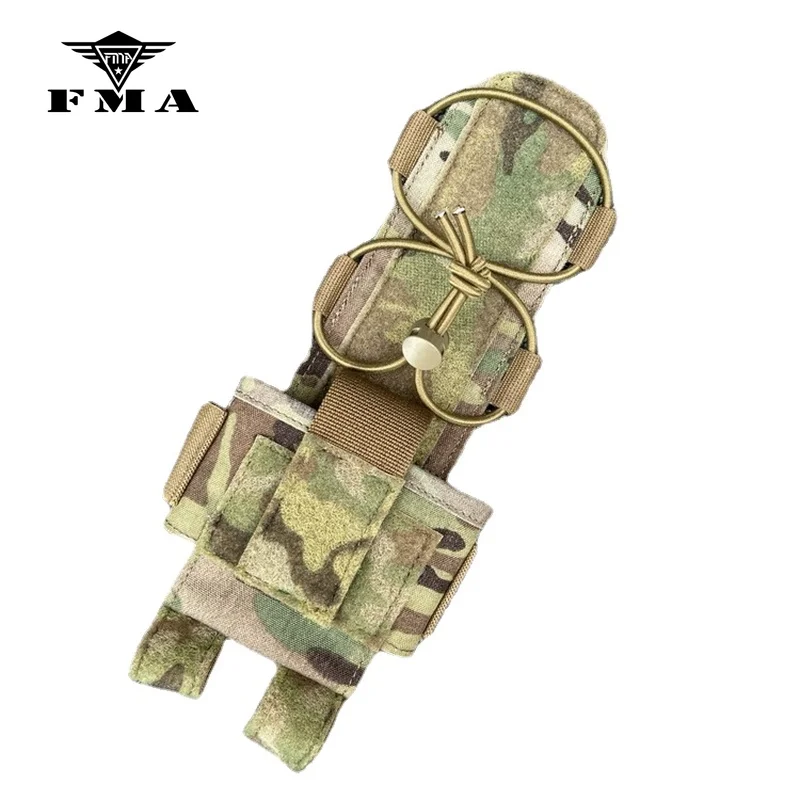Bolsa táctica para exteriores FMA MK2, funda para batería, Multicam para casco, casco Airsoft, funda para bolsas de batería - imagen 5