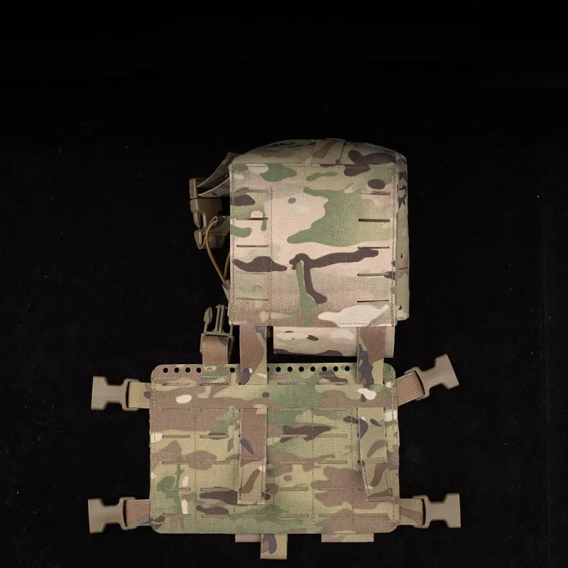 Chaleco táctico colgante en el pecho, paquete de expansión Molle, bolsa de radio, bolsa secundaria multifuncional de camuflaje grande - imagen 5