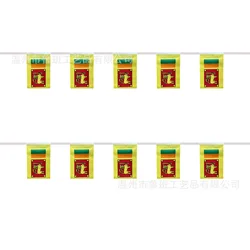 Banderines decorativos de Sri Lanka – 14x21cm para fiestas y festivales