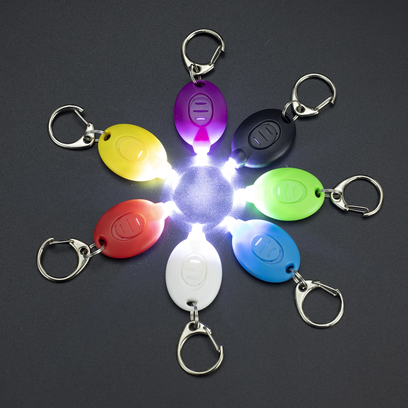 Mini llavero linterna táctico LED de alto brillo para emergencias