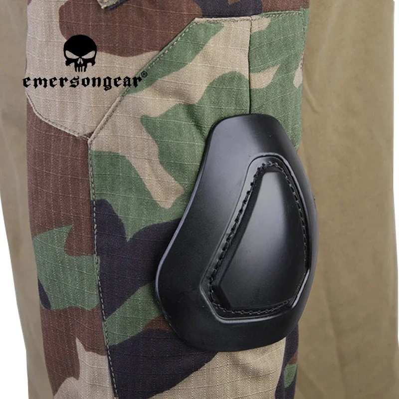 Emersongear uniforme de combate ropa de caza Camo Ghillie traje Emerson Woodland pantalones tácticos con rodilleras EM6974 - imagen 4