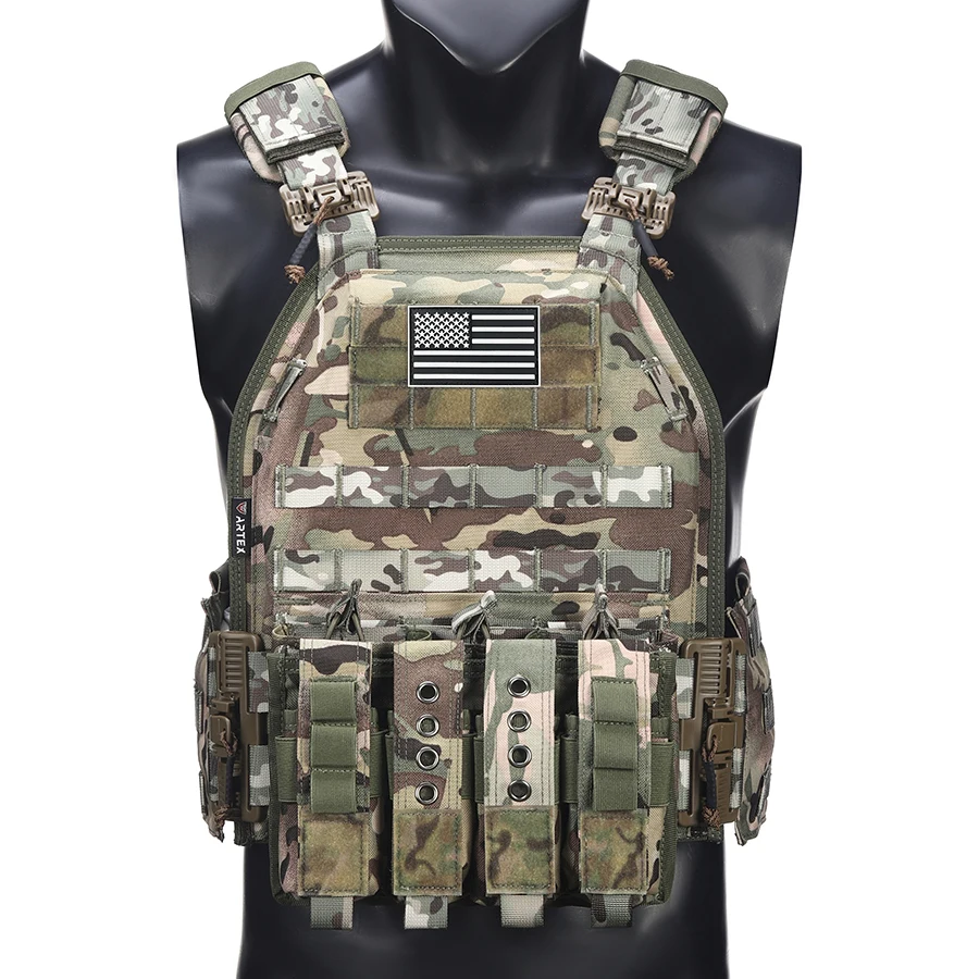 Equipo de caza multifuncional de liberación rápida, chaleco de exploración salvaje, chaleco duradero y transpirable