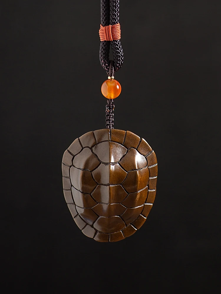 Juego de oráculo de concha de tortuga de latón para hombres, pieza de mano de descompresión de mundo rico, juego de disco creativo - imagen 4