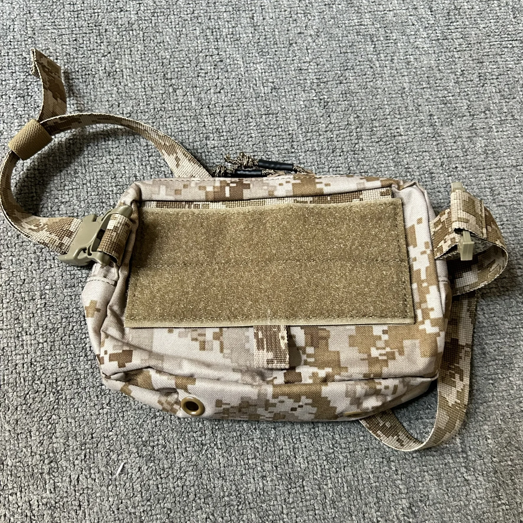 Bolso EDC de camuflaje táctico para hombre, riñonera, bolso de pecho, mochila con billetera para exteriores