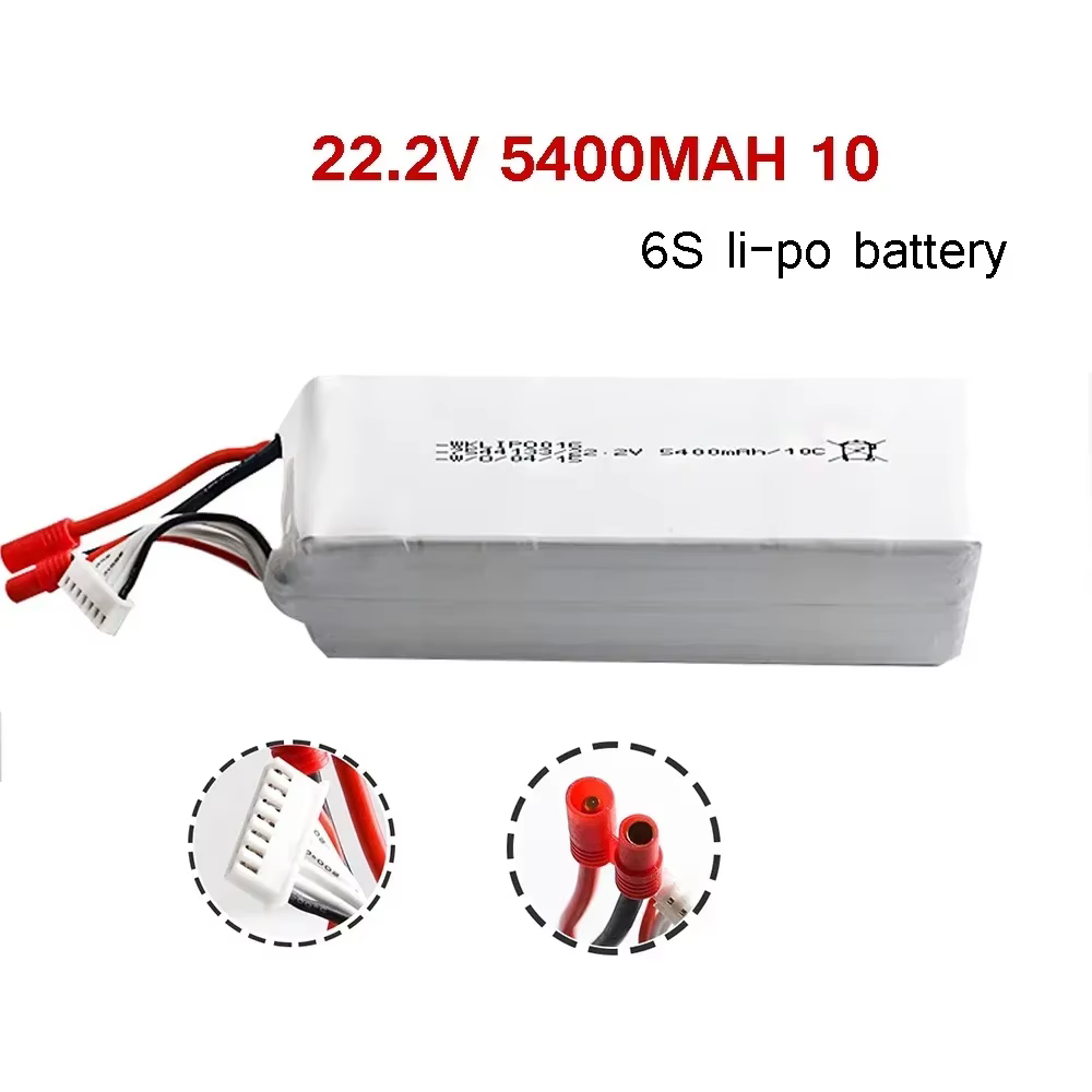 Batería LiPo RC Walkera conector XT60/T y banana para dron - imagen 4