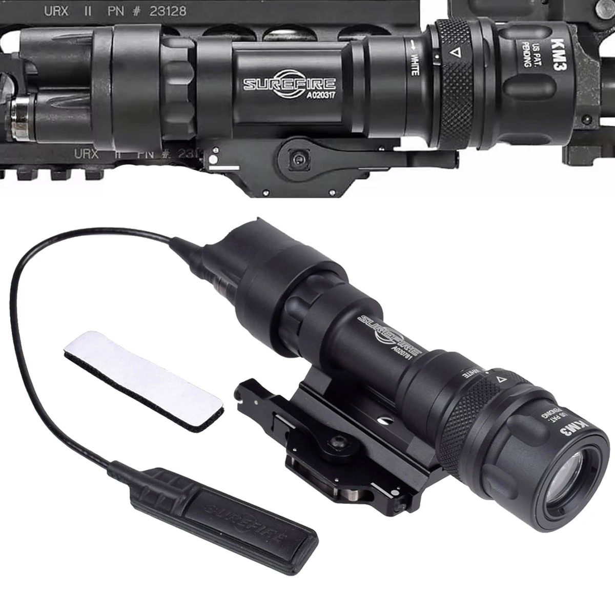 SureFire M951 M952V-IR linterna táctica estroboscópica montaje 20mm - imagen 2
