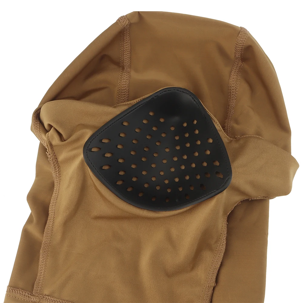 Máscara de tiro táctica, casco militar de cara completa, máscara de media cara, máscara de silicona para Airsoft, Paintball, ciclismo, caza, motocicleta - imagen 5