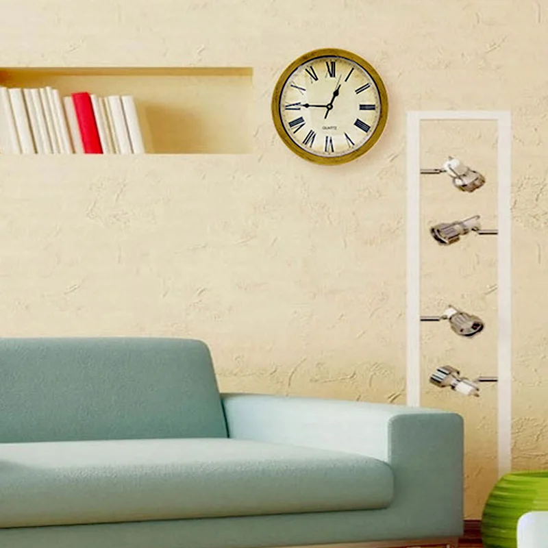 Caja de seguridad oculta Vintage, reloj de pared, caja de seguridad secreta, almacenamiento de dinero, joyas, cosas, hogar, oficina, efectivo, decoración segura - imagen 3