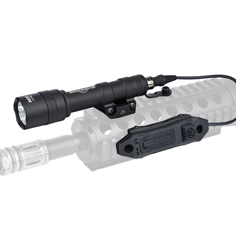 Táctico Airsoft Surefir M600 M600U con interruptor Dual, arma Scout, linterna potente, caza al aire libre, ajuste de riel Picatinny de 20mm - imagen 2