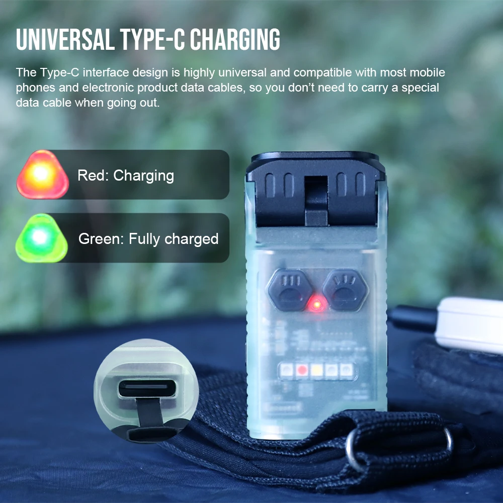 Trustfire MINIX5 Linterna Táctica EDC Magnética Recargable con Luz UV - imagen 5