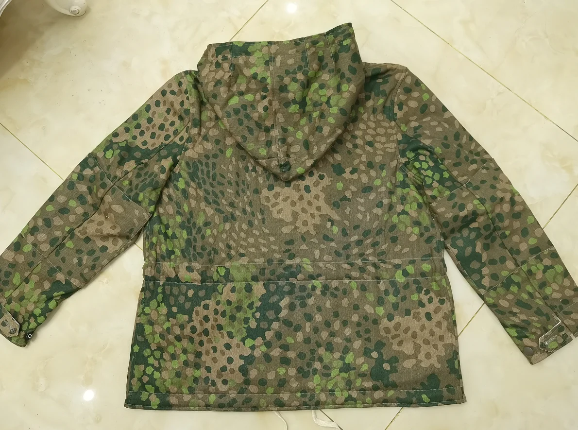 Abrigo de algodón de camuflaje de guisante de élite alemana/abrigo de algodón de camuflaje de sombra de luz DOT44/abrigo de algodón de doble cara - imagen 2