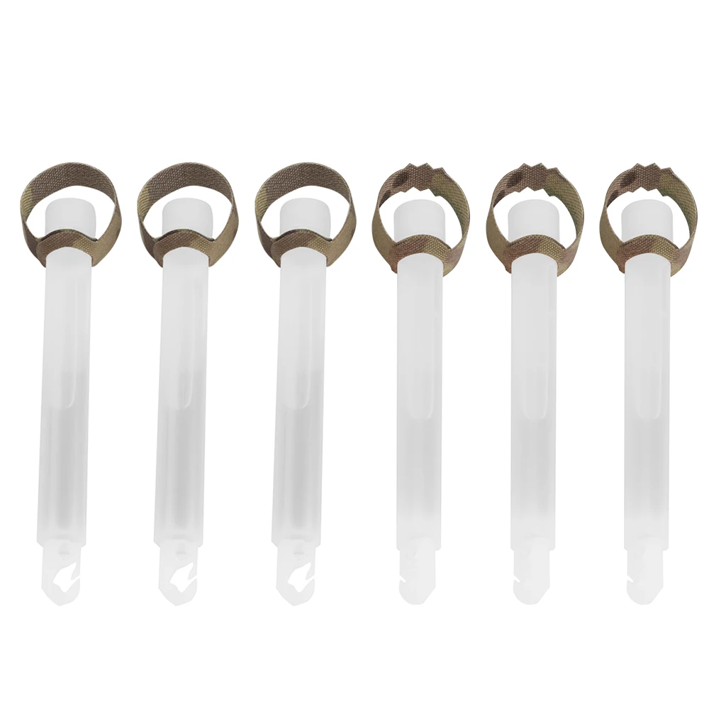 Bolsa para barras luminosas, soportes tácticos para Chemlight, 6 paquetes, bolsas de almacenamiento para barras luminosas, aventura al aire libre, caza, pesca, equipo Airsoft - imagen 5