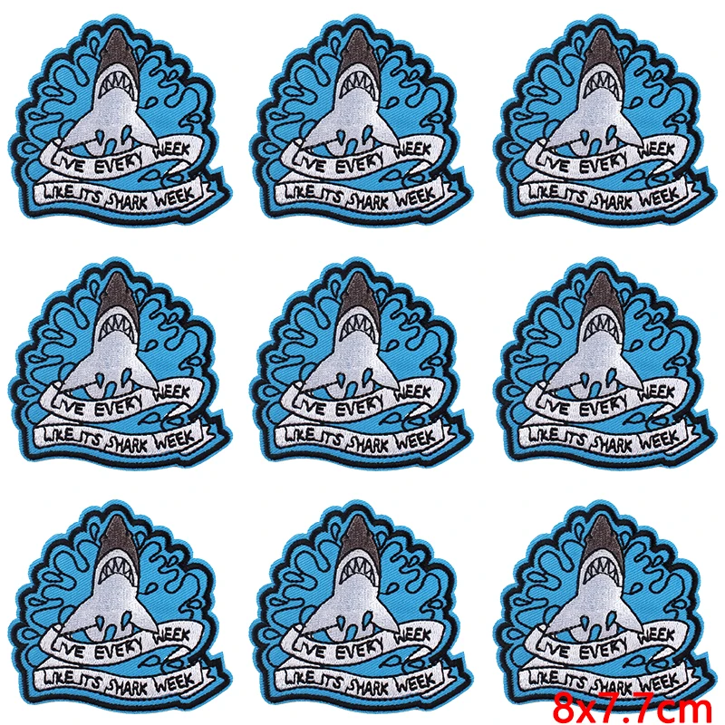 10 unids/lote parche de hierro en parches bordados para ropa parches termoadhesivos en ropa rayas DIY insignias geniales Decoración - imagen 5