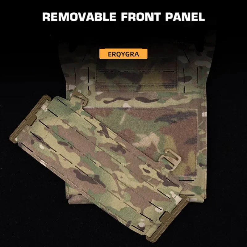 ERQYGRA-Chaleco táctico de combate y caza Molle CS, sistema de entrenamiento protector de tiro, Panel frontal desmontable, equipo deportivo al aire libre - imagen 4