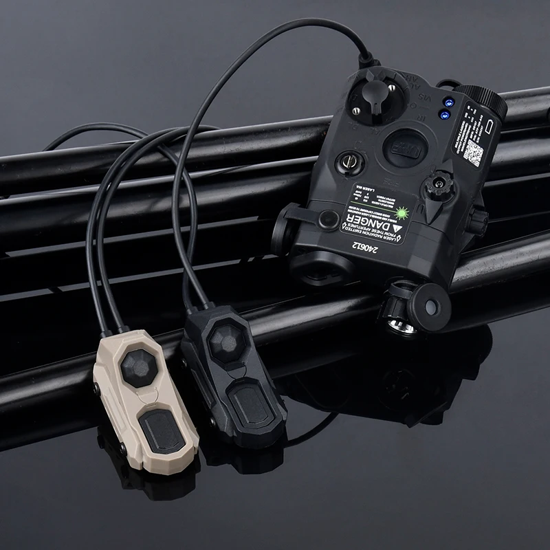 WADSN-caja de batería IR PEQ 15 PEQ-15, luz LED estroboscópica Surefir M600, accesorios AR15, AXON, interruptor de presión Dual - imagen 4