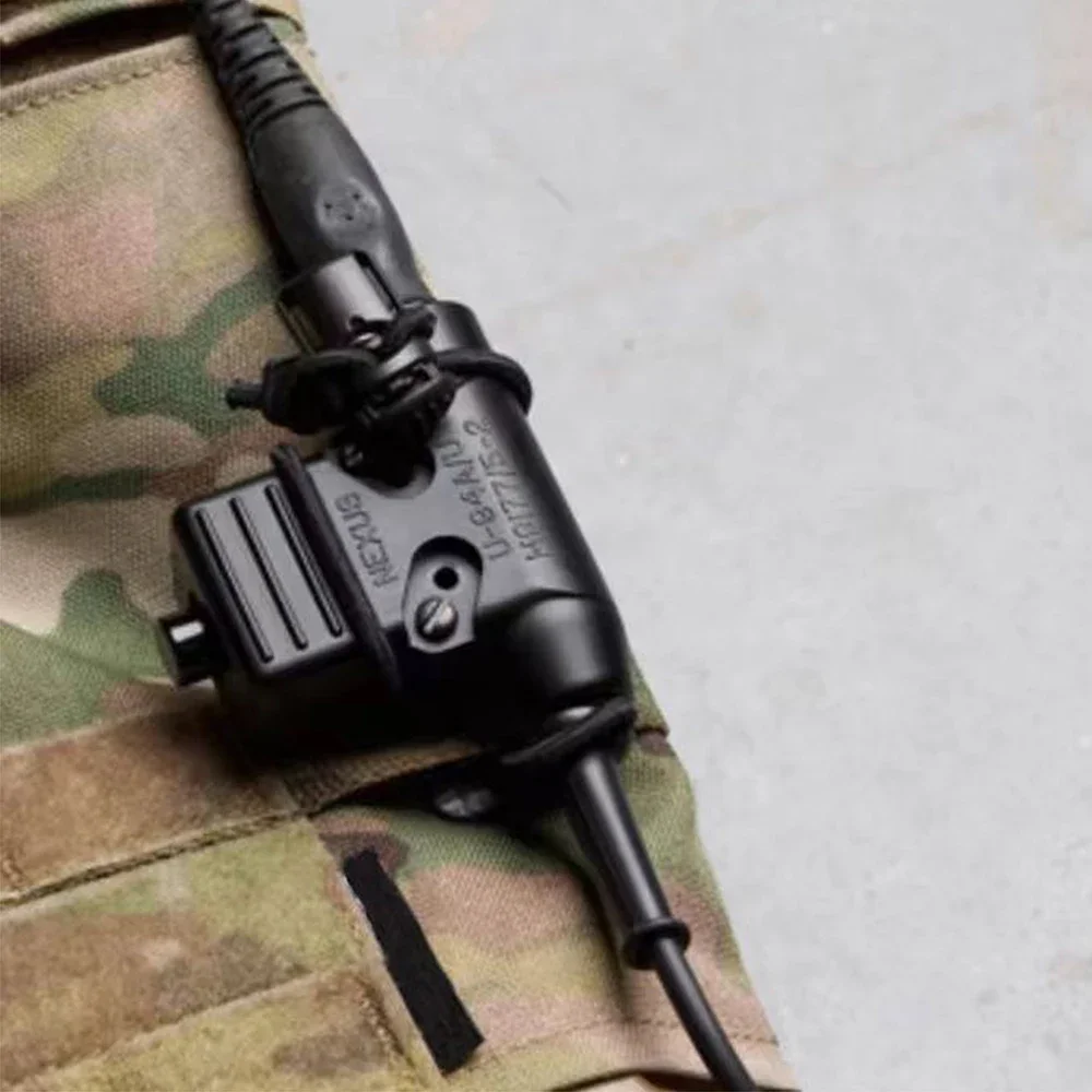 Soporte de placa fija PTT de comunicación táctica, hebilla fija de cuerda elástica Tegris importada, 1 par - imagen 4