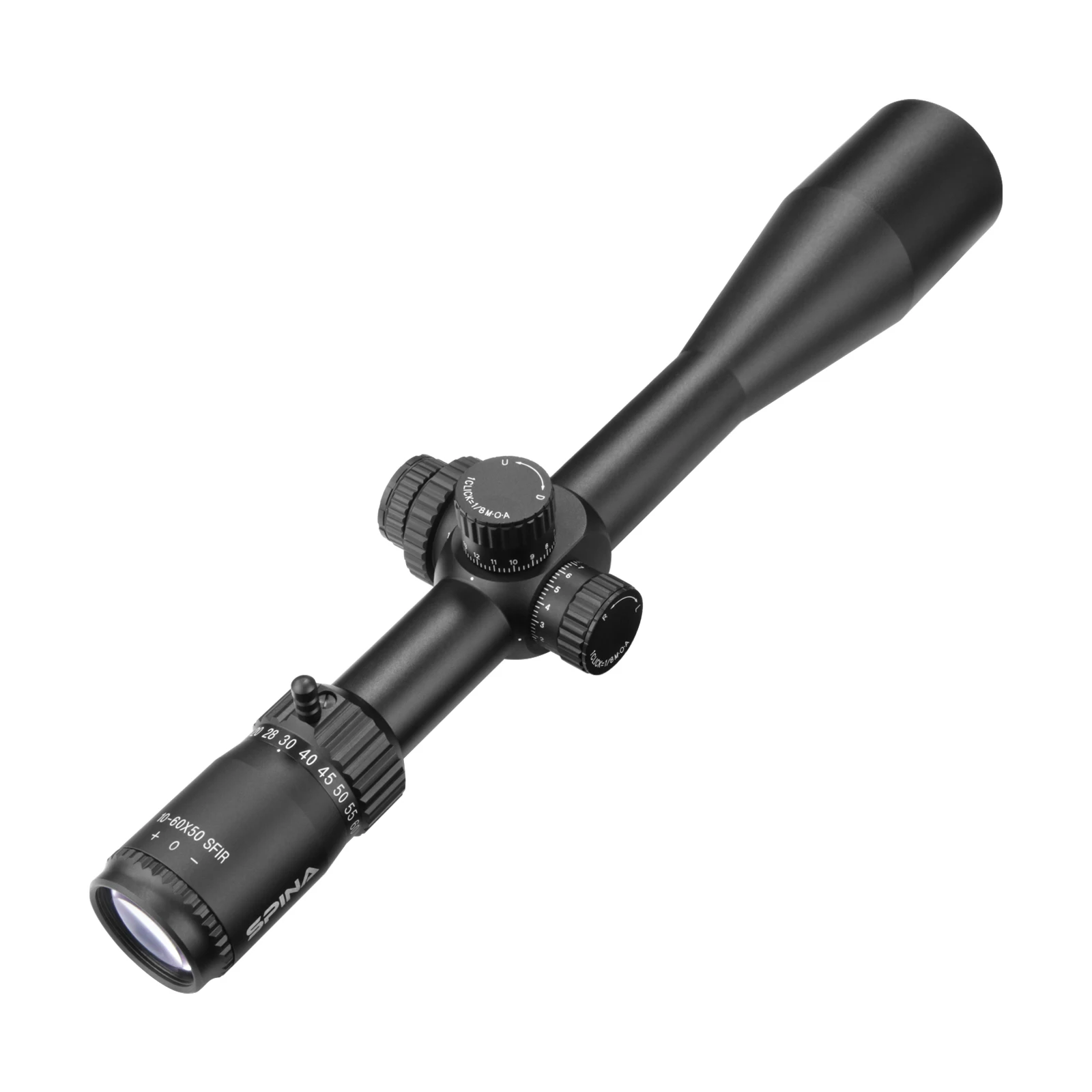 SPINA OPTICS-mira de Rifle HD 10-60x50 PCP/carabina, torretas de caza, bloqueo, reinicio, paralaje lateral, vista Adj, Fit.308.556, 7,62 etc - imagen 2