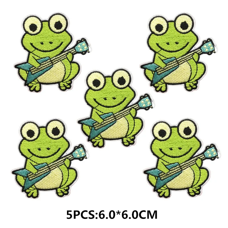 Parche bordado de gato lindo, apliques de arcoíris, parches para planchar en la ropa, insignia de Anime, pegatina para ropa, 5 uds./lote - imagen 4