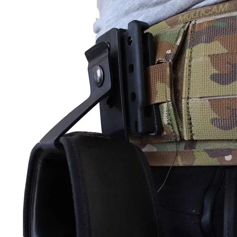 Hebilla colgante para auriculares tácticos, hebilla Universal multiusos de liberación rápida, gancho Molle para cinturón - imagen 4